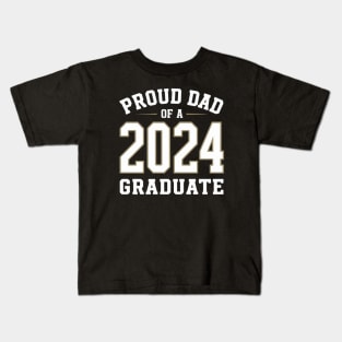 proud mom graduate funny senior class of 2024 Kids T-Shirt